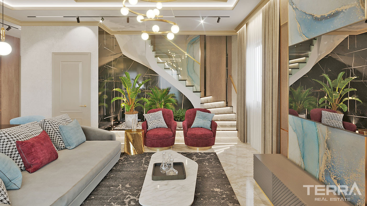 Bargain Apartments with 5-Star Amenities in Alanya, Mahmutlar - 55139