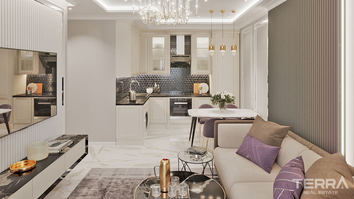 Bargain Apartments with 5-Star Amenities in Alanya, Mahmutlar - 55148