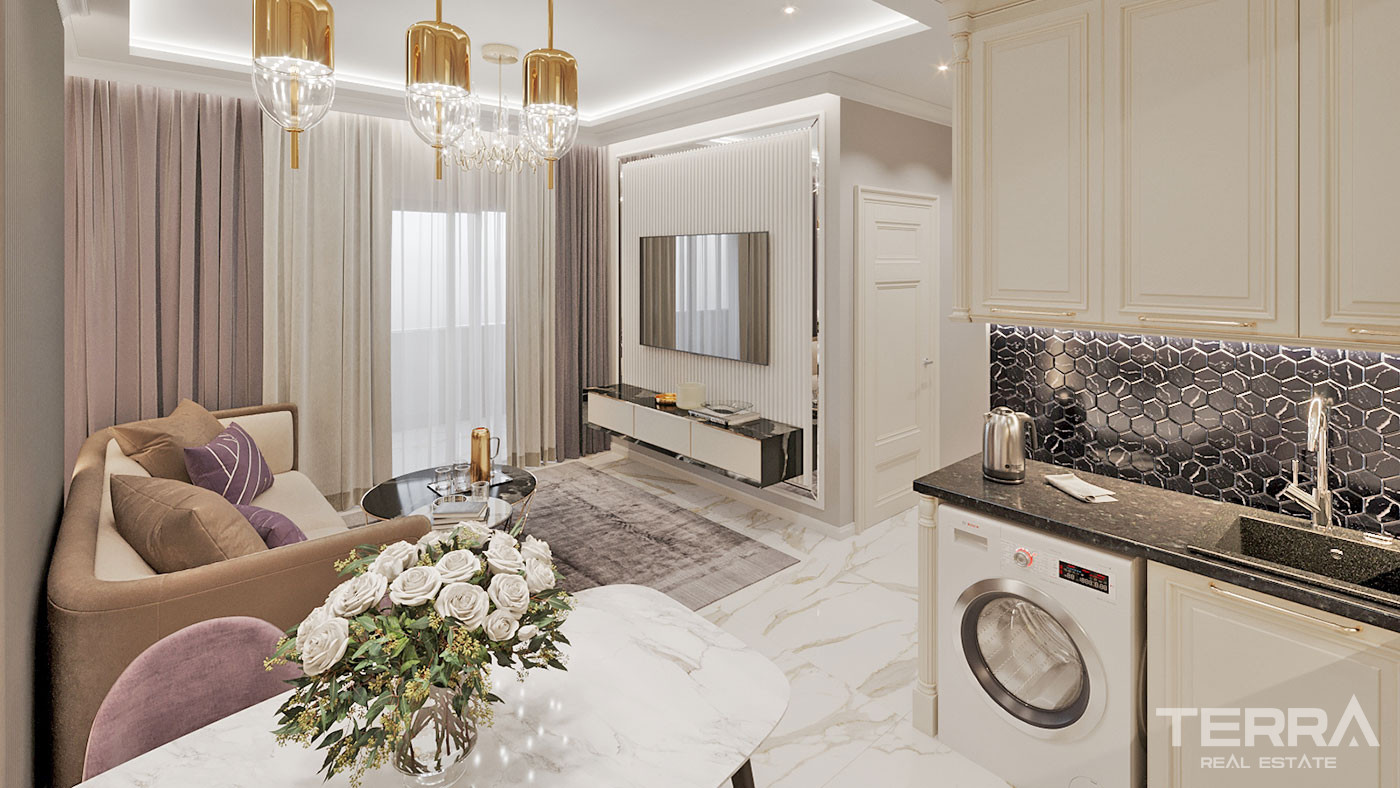 Bargain Apartments with 5-Star Amenities in Alanya, Mahmutlar - 55150