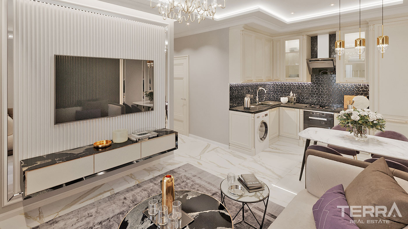 Bargain Apartments with 5-Star Amenities in Alanya, Mahmutlar - 55151