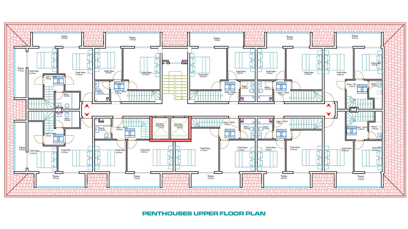 Bargain Apartments with 5-Star Amenities in Alanya, Mahmutlar - 55159