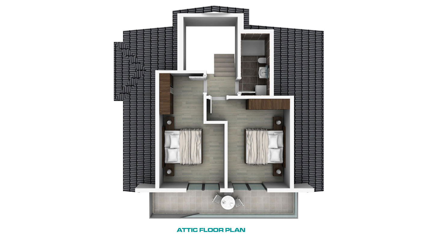 Villa with Private Swimming Pool 900 m from the Beach in Çalış Fethiye - 55238