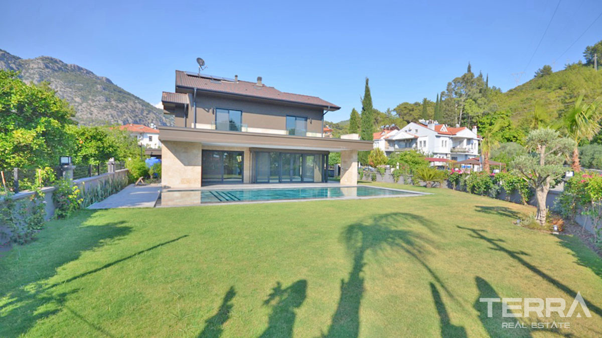 Luxury Villa with Stylish Swimming Pool in Fethiye, Göcek - 55266