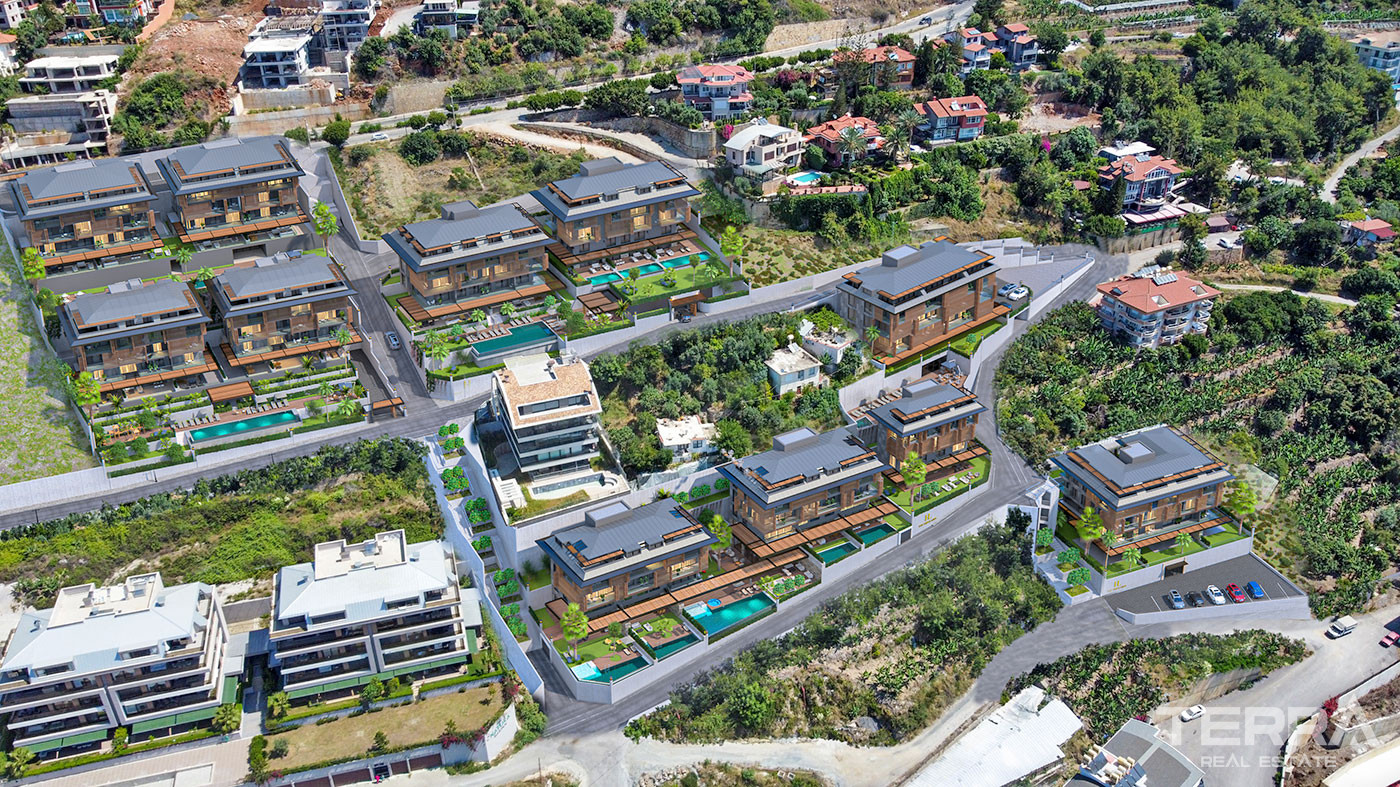 Modern Apartments with Panoramic Sea and Castle View in Alanya - 101289
