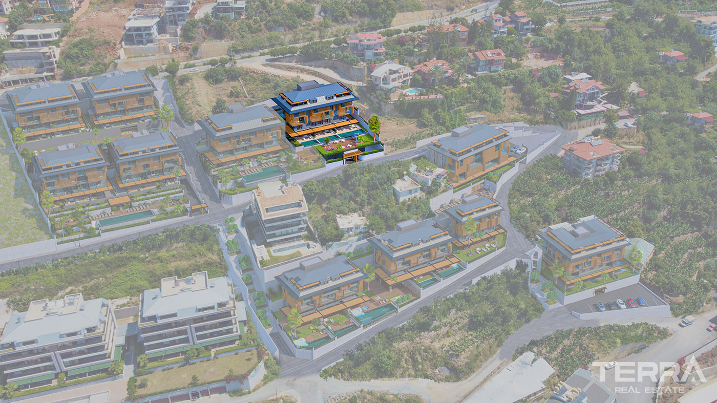 Modern Apartments with Panoramic Sea and Castle View in Alanya - 101292