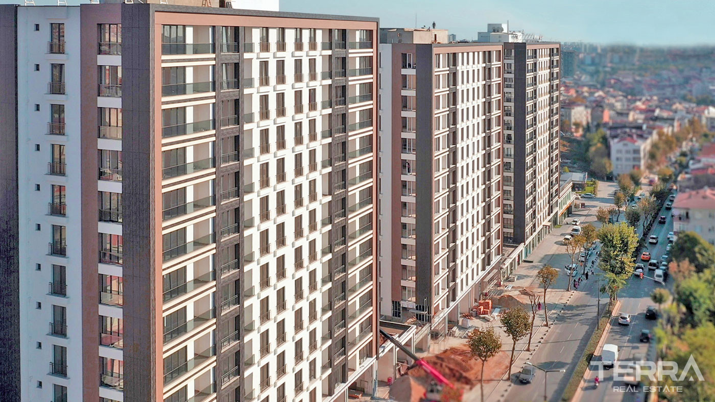Apartments in Istanbul Bayrampaşa Close to Metro and Connection Links - 55390
