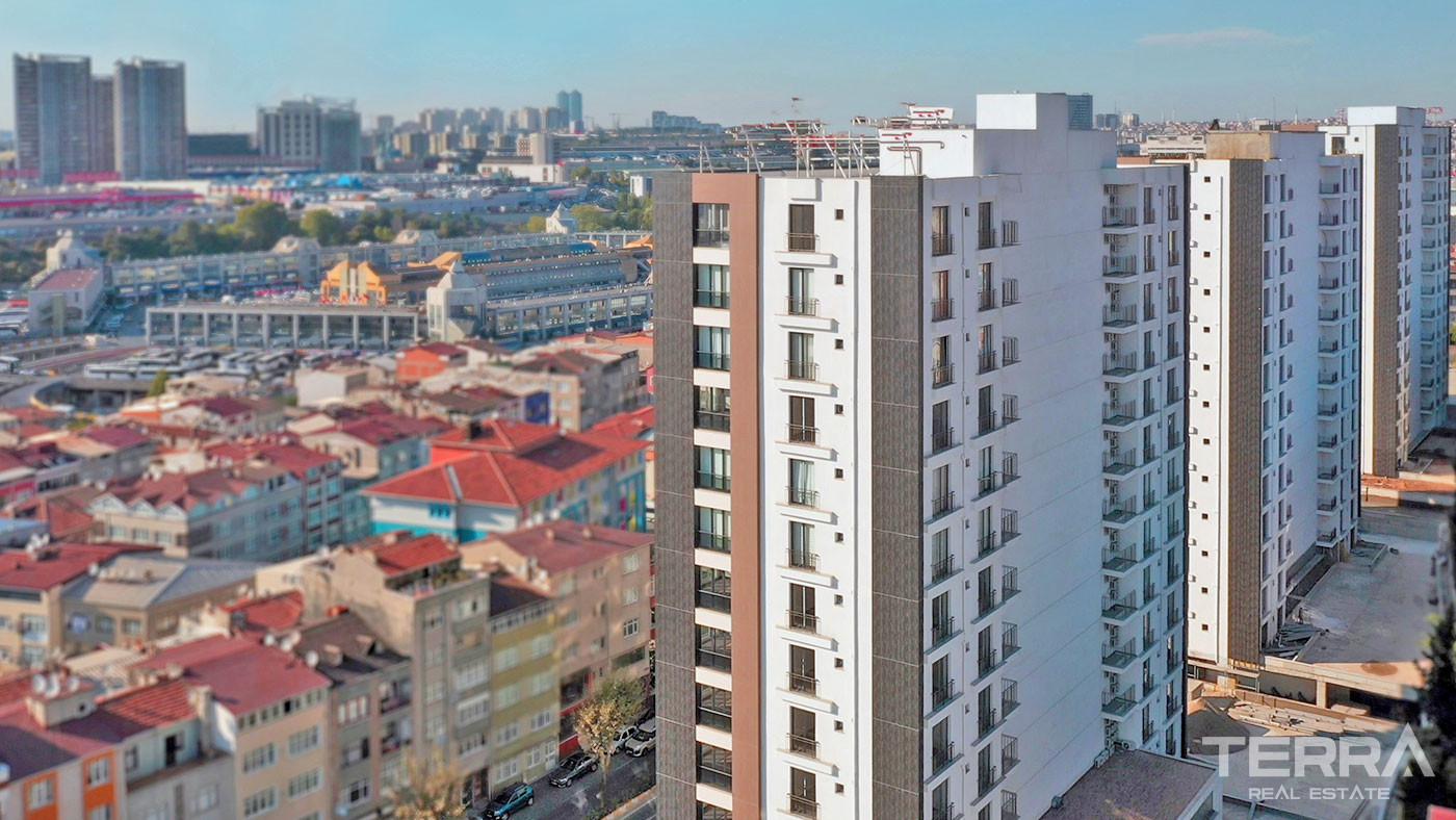 Apartments in Istanbul Bayrampaşa Close to Metro and Connection Links - 55391