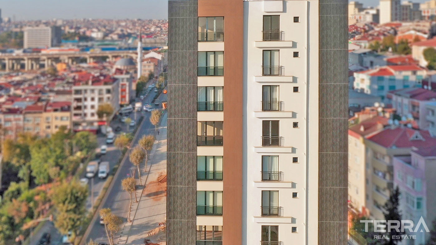 Apartments in Istanbul Bayrampaşa Close to Metro and Connection Links - 55392
