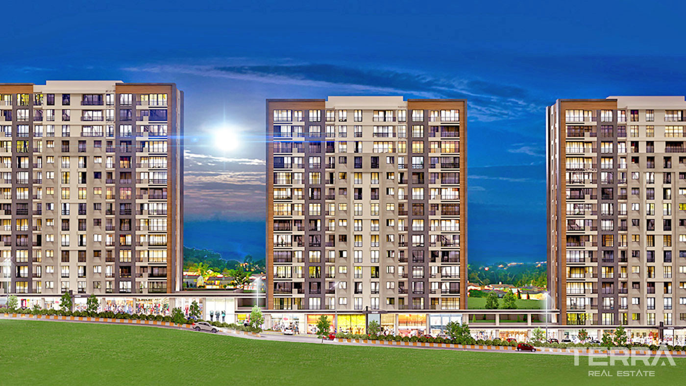 Apartments in Istanbul Bayrampaşa Close to Metro and Connection Links - 55400