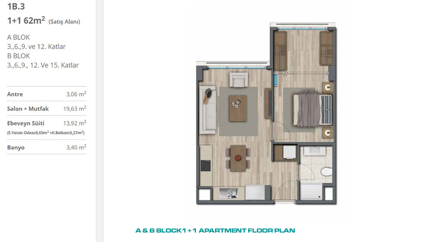 Privileged Apartments with Concierge Service in Istanbul, Kağıthane - 55468
