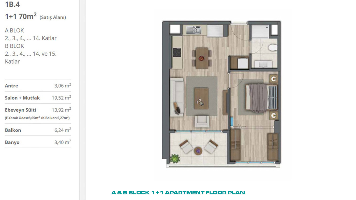 Privileged Apartments with Concierge Service in Istanbul, Kağıthane - 55469