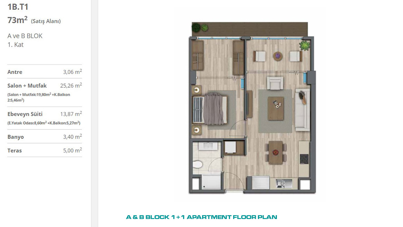Privileged Apartments with Concierge Service in Istanbul, Kağıthane - 55470