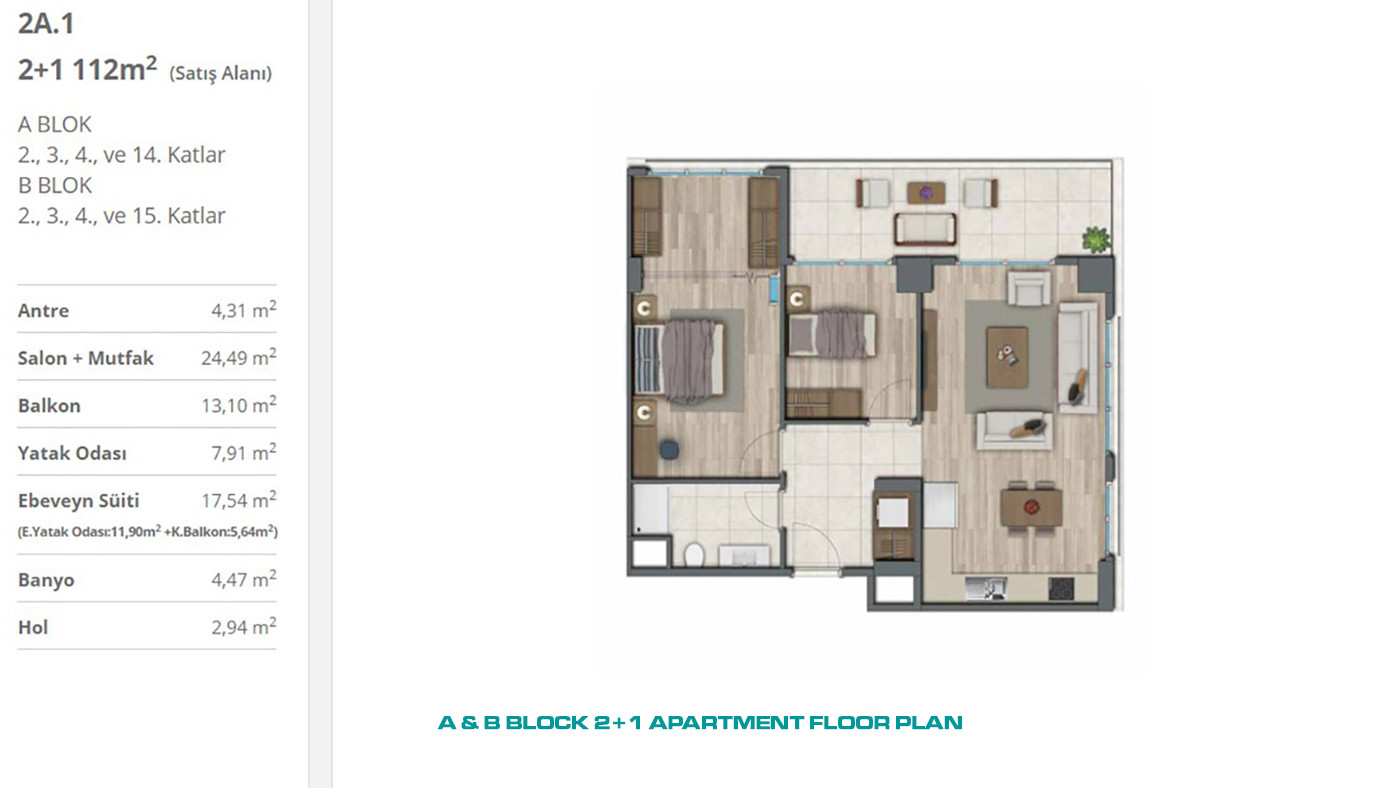 Privileged Apartments with Concierge Service in Istanbul, Kağıthane - 55472