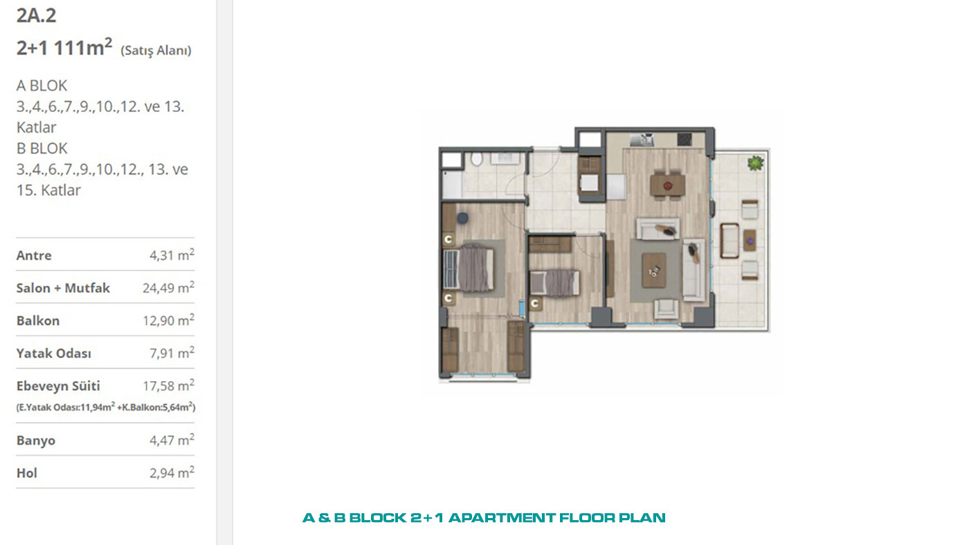 Privileged Apartments with Concierge Service in Istanbul, Kağıthane - 55473