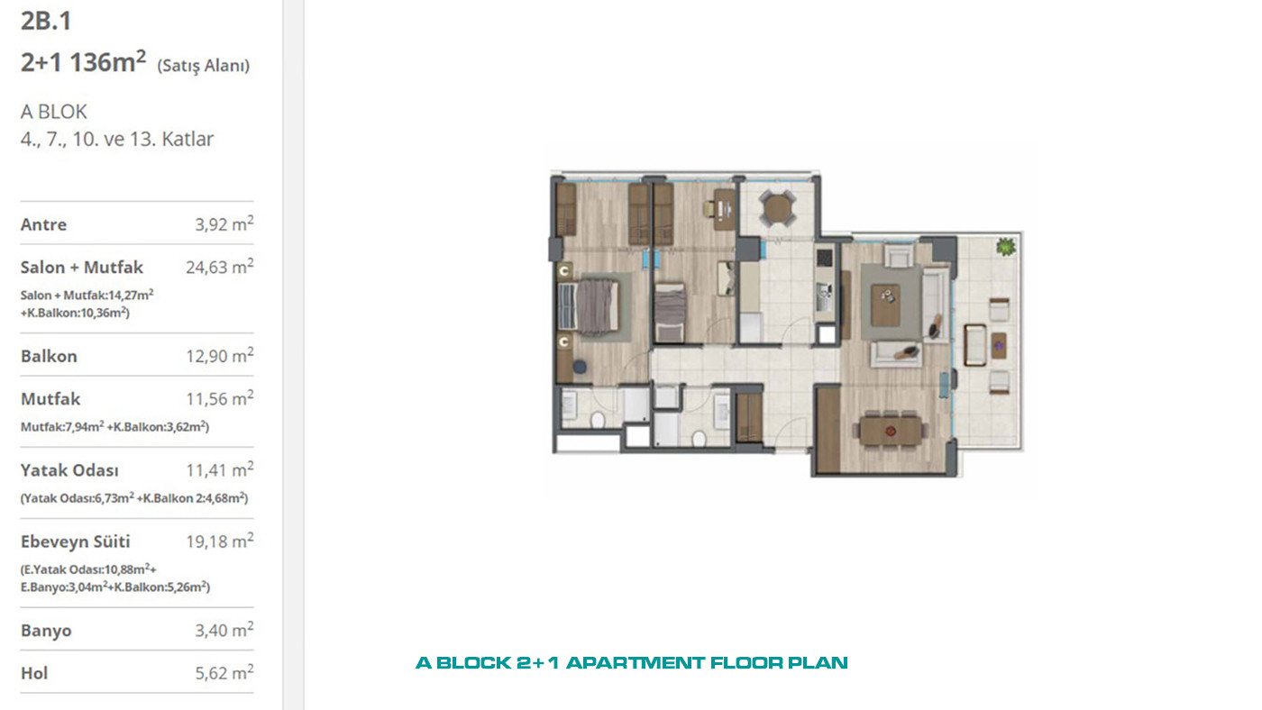 Privileged Apartments with Concierge Service in Istanbul, Kağıthane - 55476