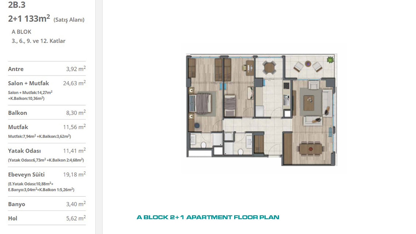 Privileged Apartments with Concierge Service in Istanbul, Kağıthane - 55477