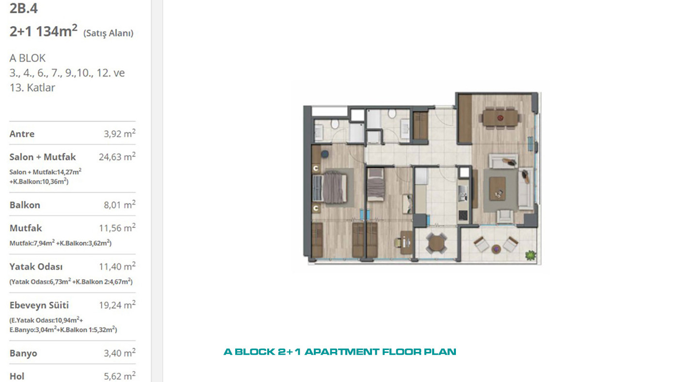 Privileged Apartments with Concierge Service in Istanbul, Kağıthane - 55478