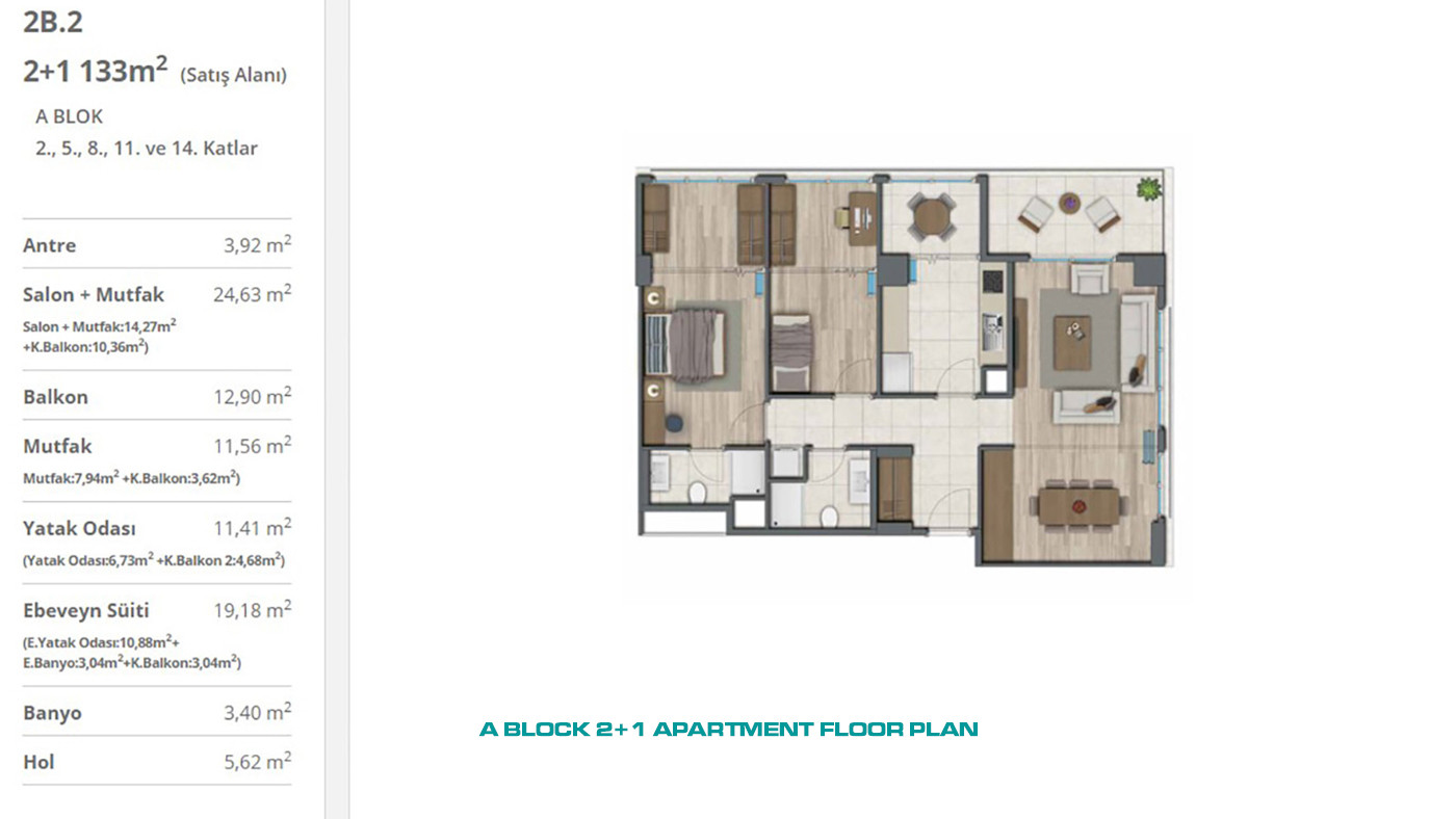 Privileged Apartments with Concierge Service in Istanbul, Kağıthane - 55481