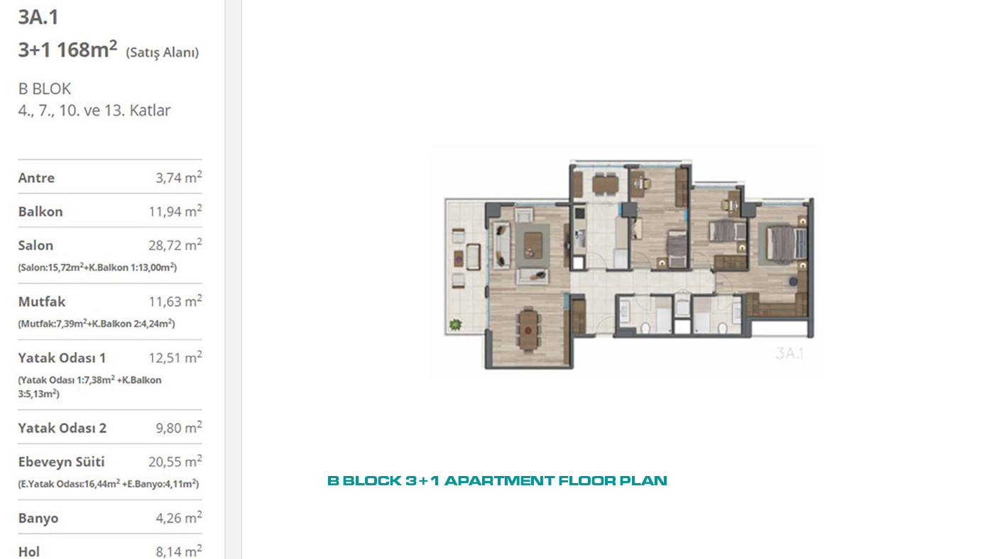 Privileged Apartments with Concierge Service in Istanbul, Kağıthane - 55490