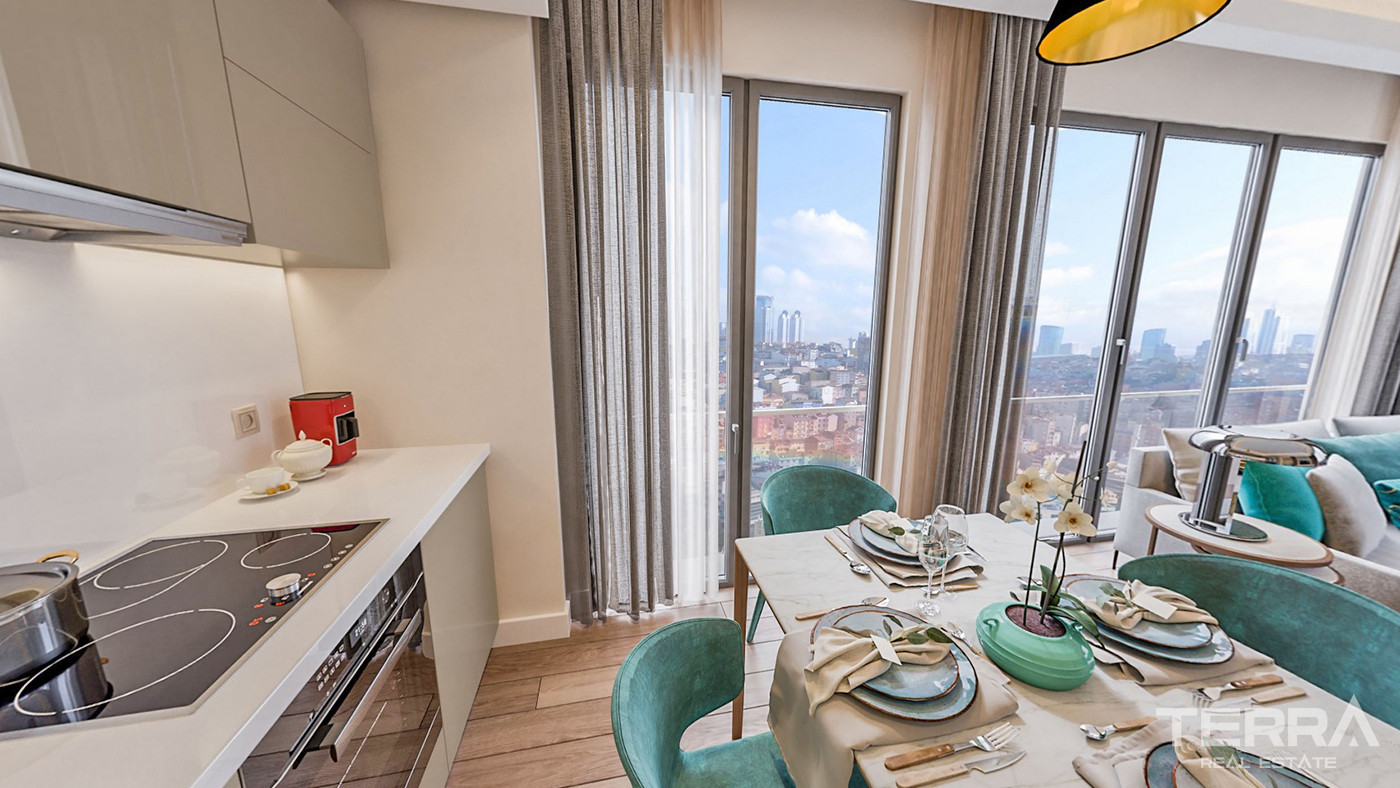Privileged Apartments with Concierge Service in Istanbul, Kağıthane - 55497