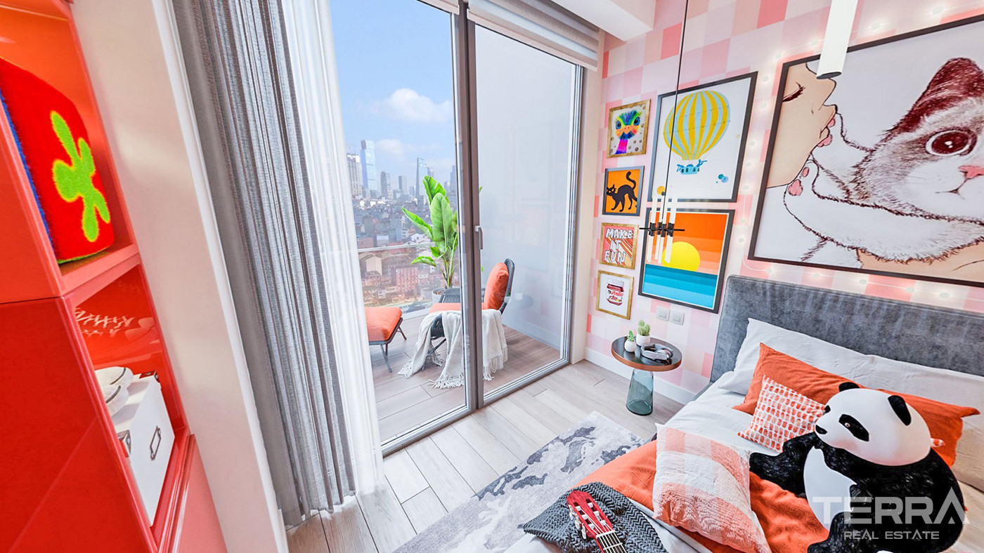 Privileged Apartments with Concierge Service in Istanbul, Kağıthane - 55500