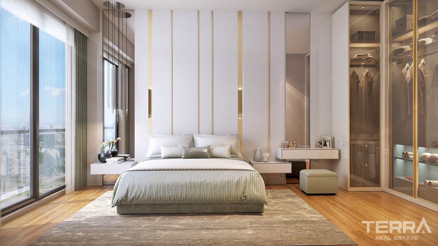 Privileged Apartments with Concierge Service in Istanbul, Kağıthane - 55506