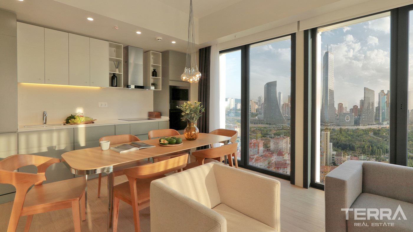 Istanbul Flats in Roya Nova Residence with Hotel Concept in Ümraniye - 55604