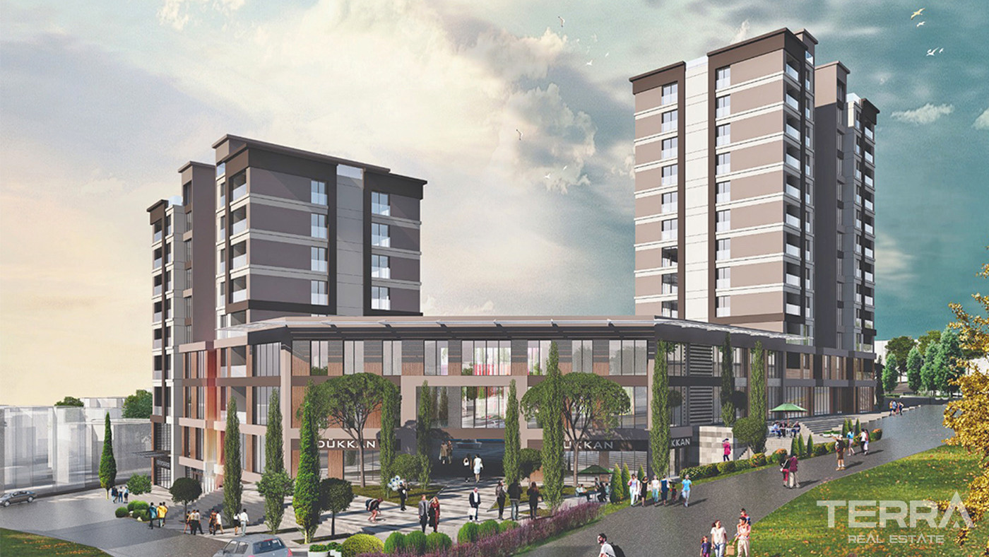 Bargain Apartments with Rich Complex Amenities in Istanbul Beylikdüzü - 55662