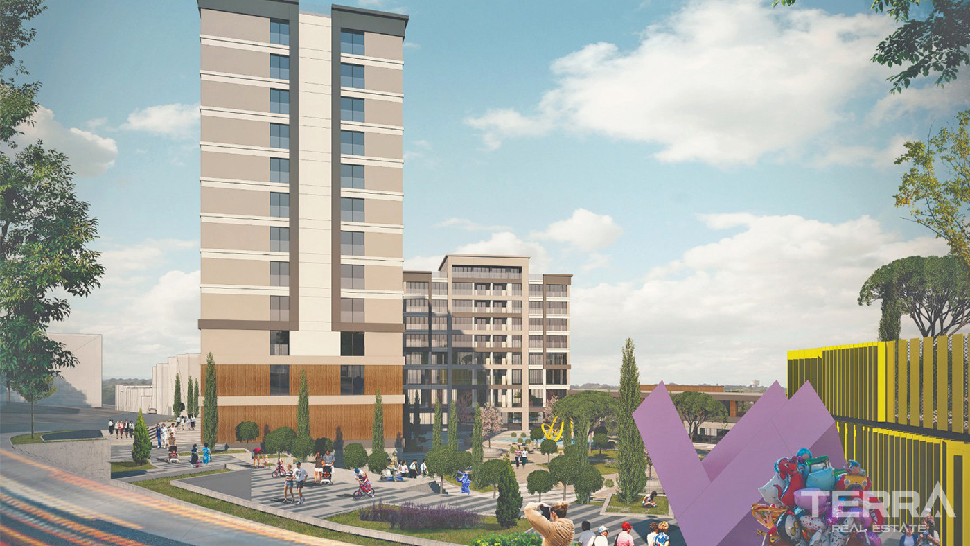 Bargain Apartments with Rich Complex Amenities in Istanbul Beylikdüzü - 55664