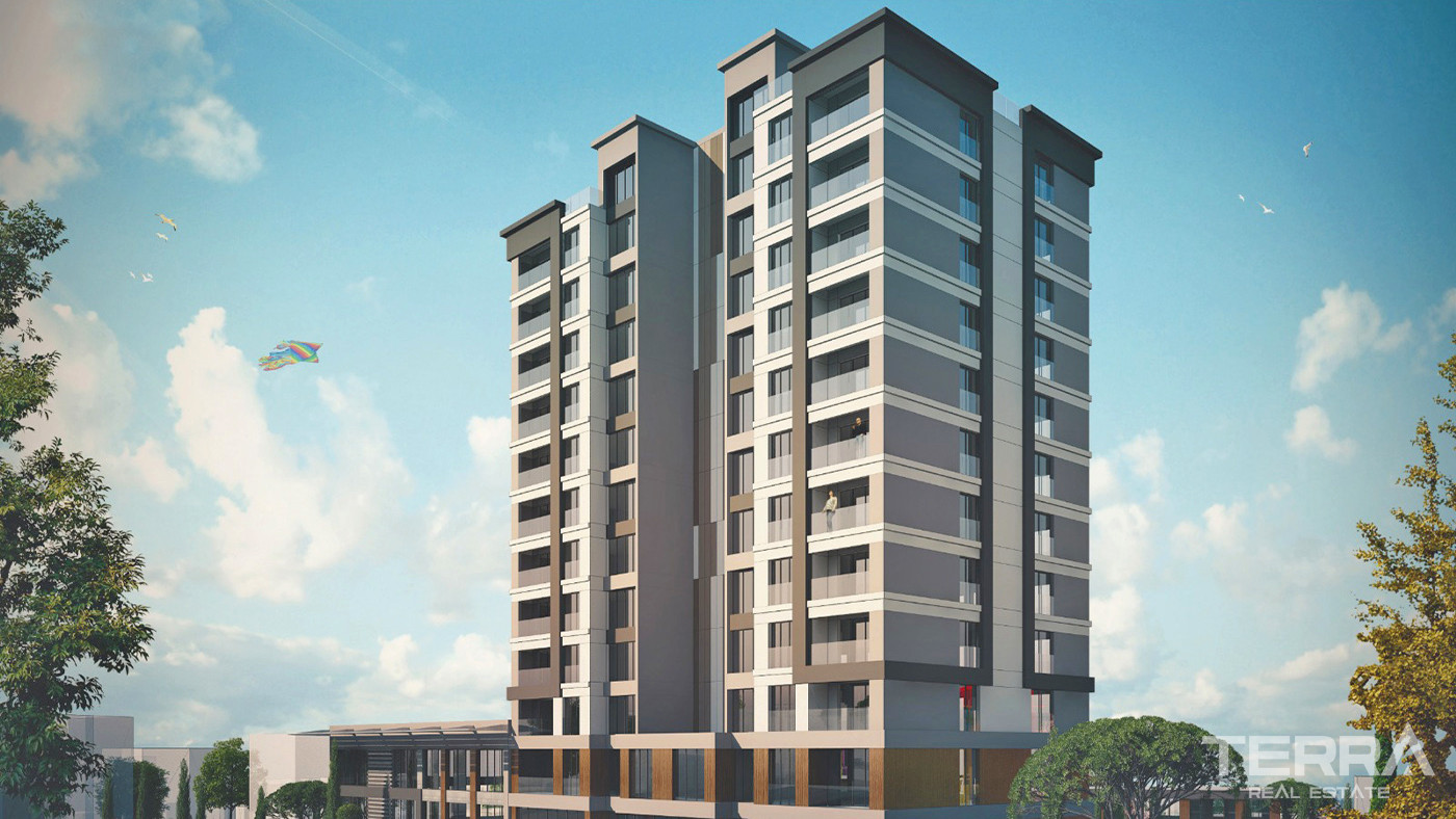 Bargain Apartments with Rich Complex Amenities in Istanbul Beylikdüzü - 55668