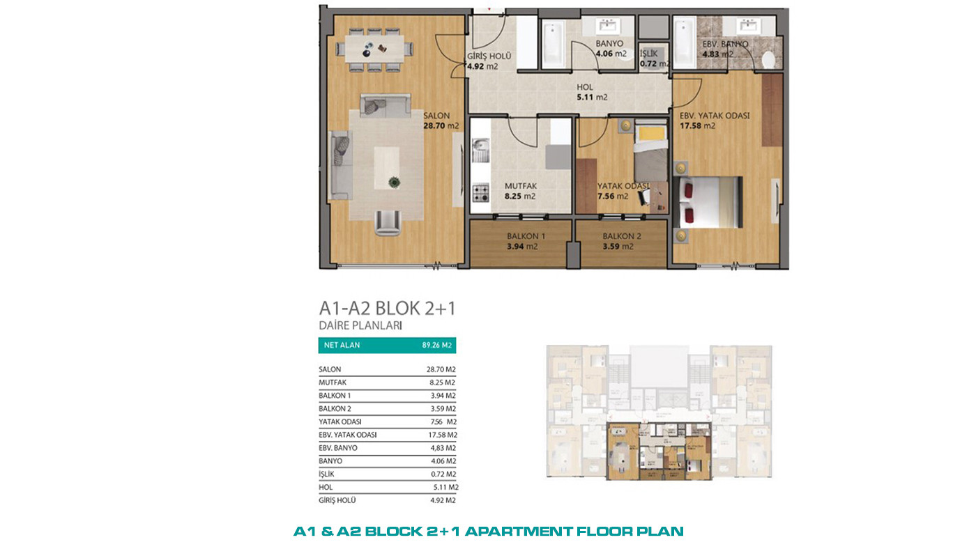 Bargain Apartments with Rich Complex Amenities in Istanbul Beylikdüzü - 55677
