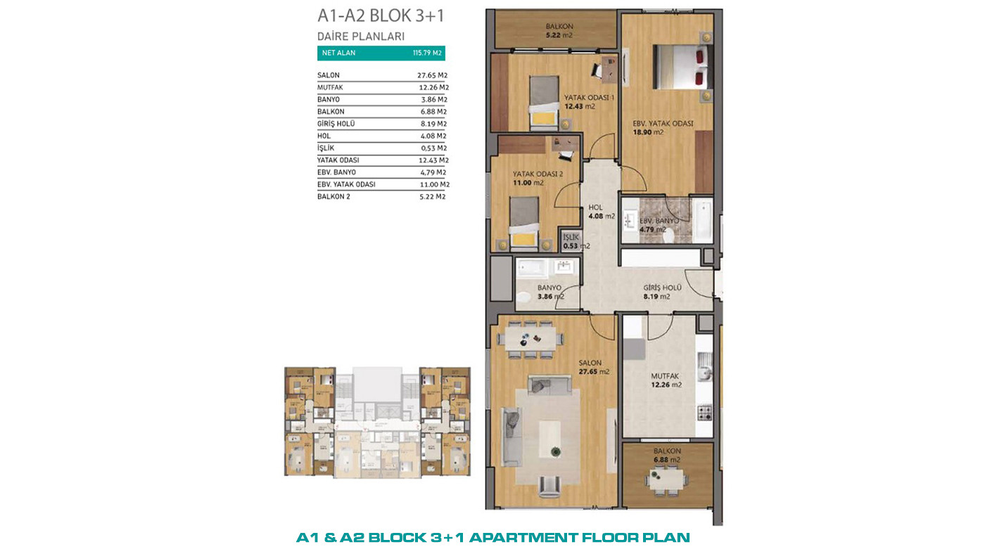 Bargain Apartments with Rich Complex Amenities in Istanbul Beylikdüzü - 55679