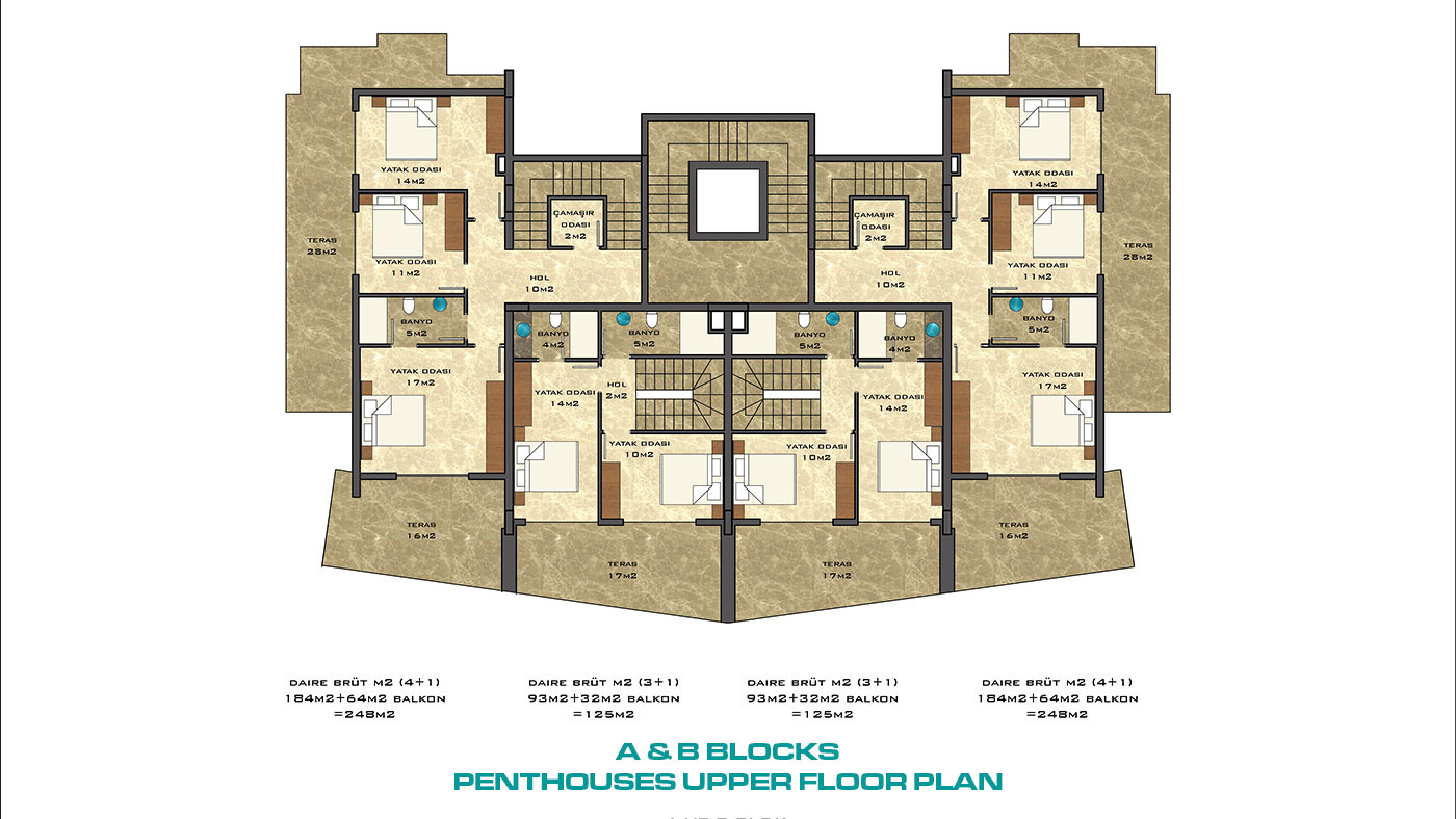 Stylish Luxury Apartments in Central Oba, Alanya – Flower Garden III - 102622