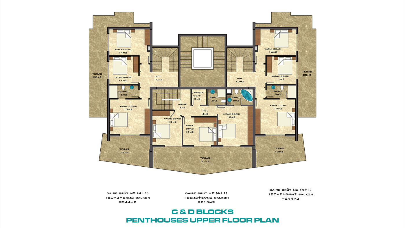 Stylish Luxury Apartments in Central Oba, Alanya – Flower Garden III - 102626