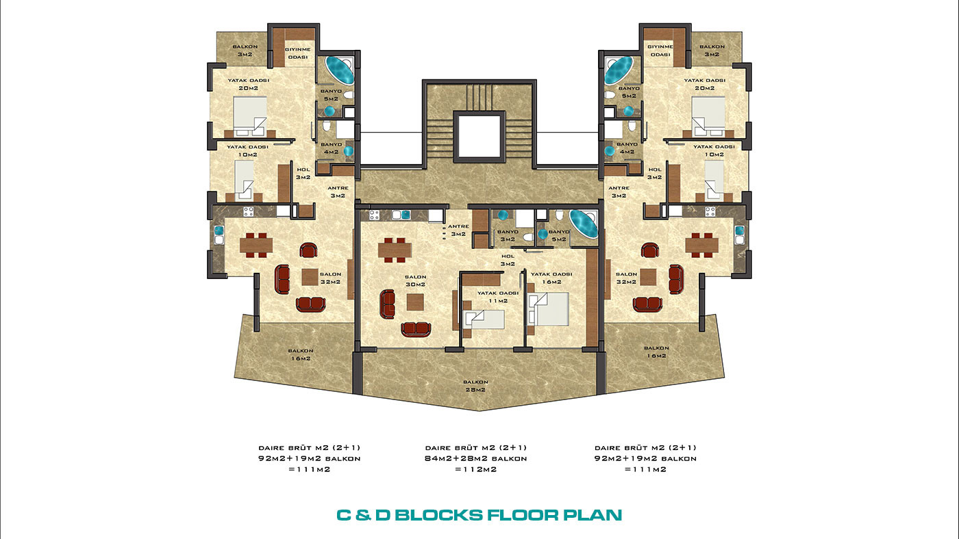 Stylish Luxury Apartments in Central Oba, Alanya – Flower Garden III - 102627
