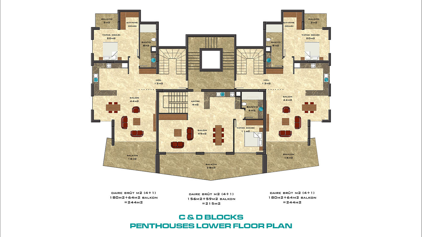 Stylish Luxury Apartments in Central Oba, Alanya – Flower Garden III - 102628
