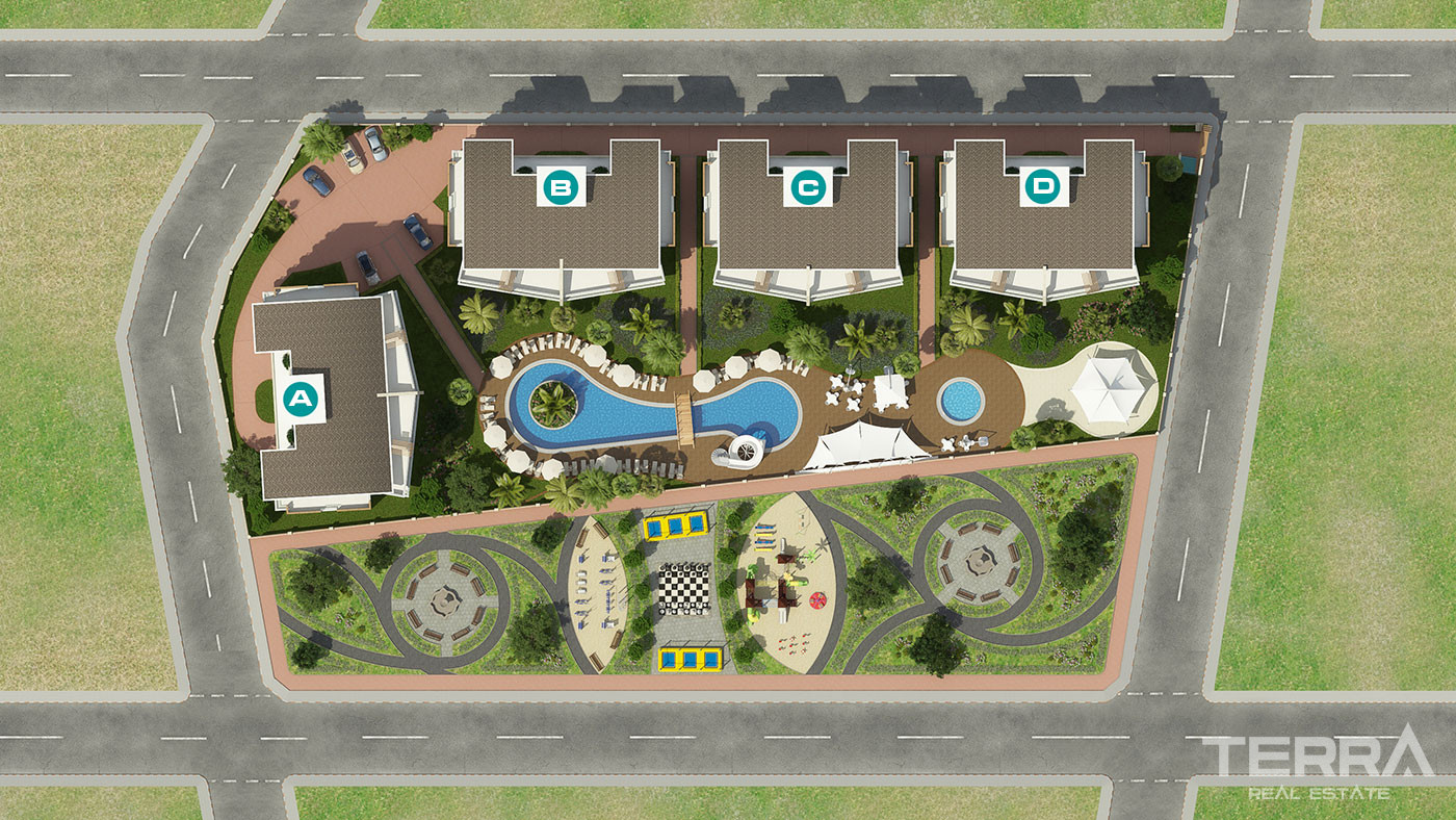 Stylish Luxury Apartments in Central Oba, Alanya – Flower Garden III - 102630