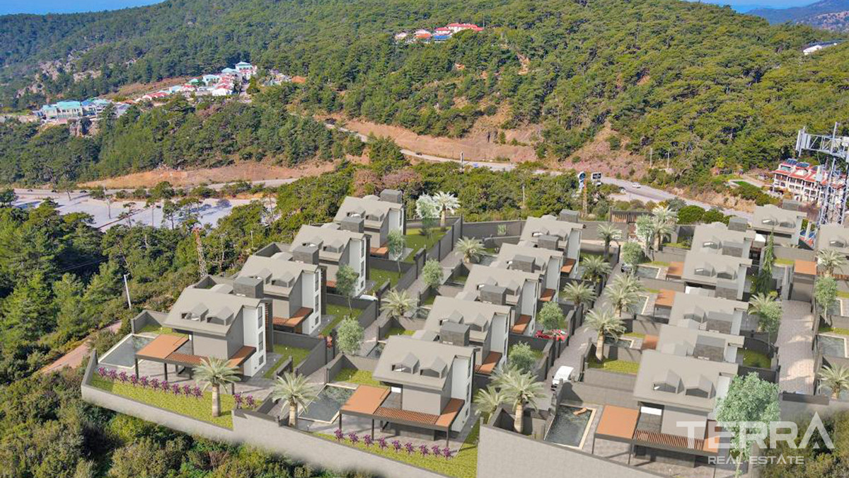 Sea View Villas with Two Swimming Pools and Sauna in Ovacık, Fethiye - 55868