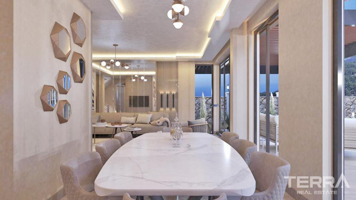 Sea View Villas with Two Swimming Pools and Sauna in Ovacık, Fethiye - 55876