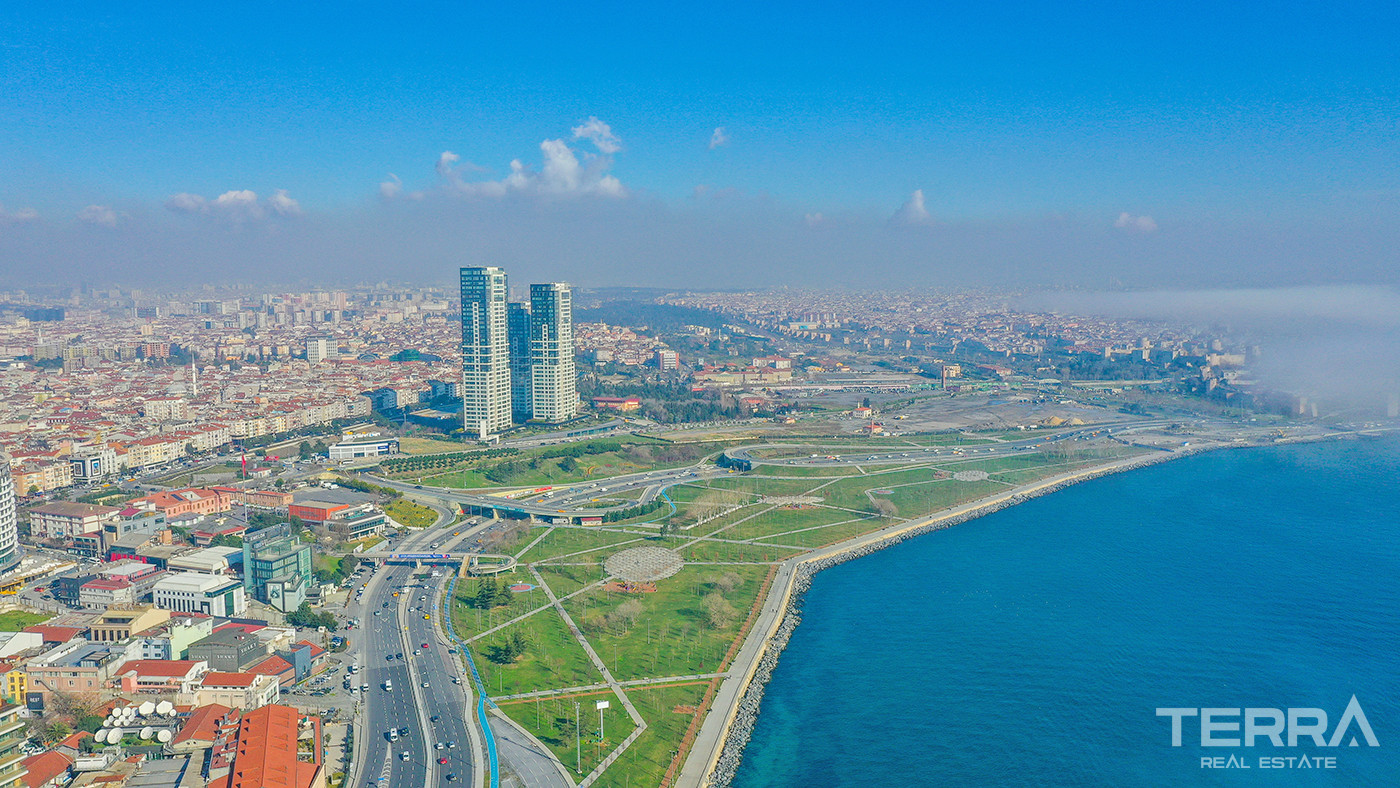 İstanbul'un Kalbi Zeytinburnu'nda Deniz Manzaralı Lüks Daireler - 55957