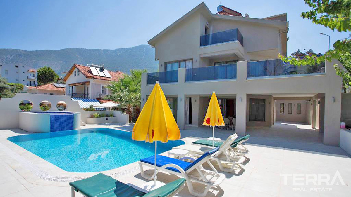 Investment New Villa with Outdoor and Indoor Pools in Fethiye, Ovacık