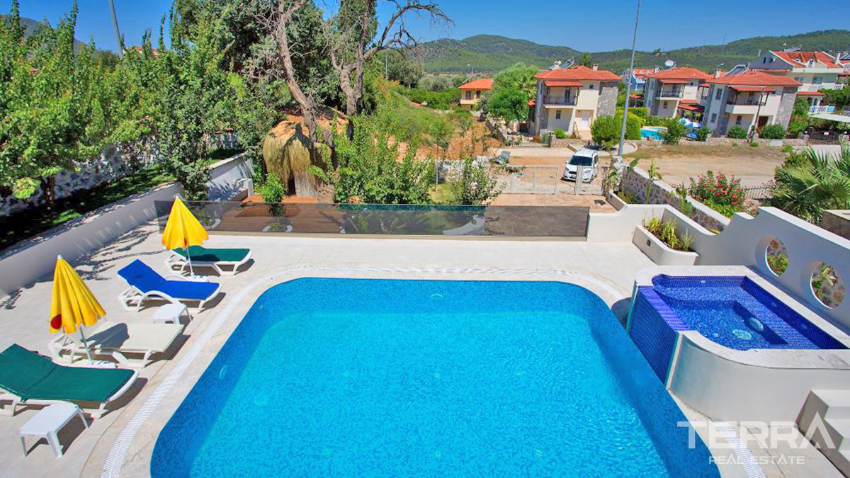 Investment New Villa with Outdoor and Indoor Pools in Fethiye, Ovacık - 56163