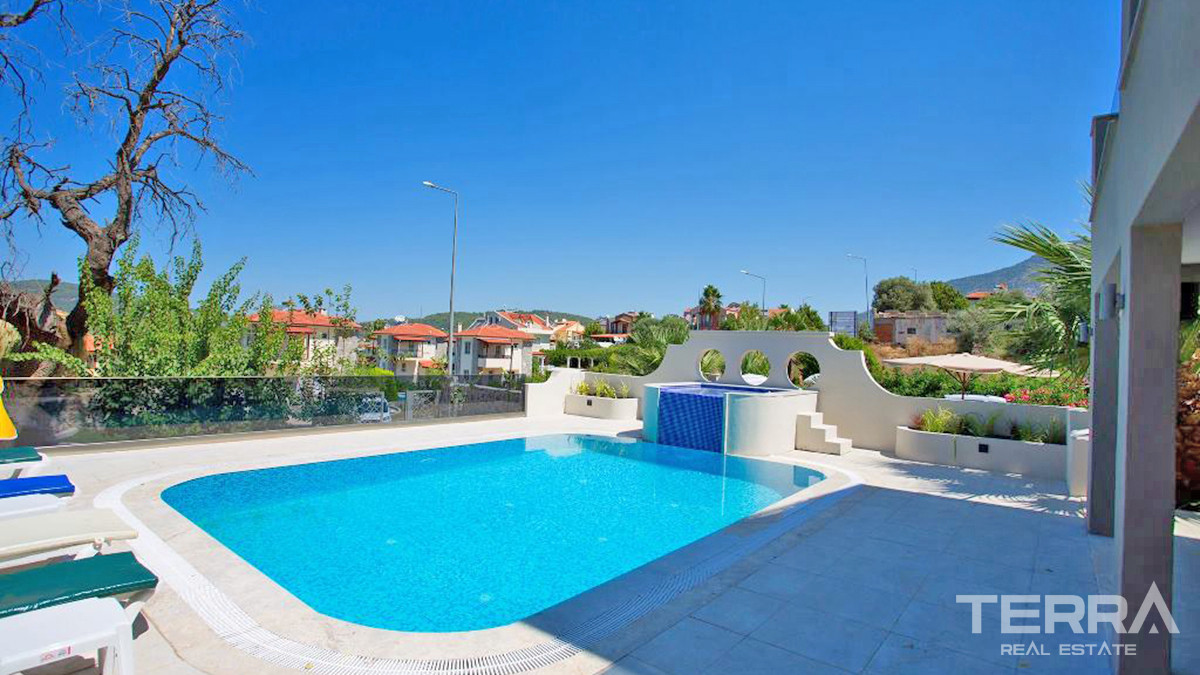 Investment New Villa with Outdoor and Indoor Pools in Fethiye, Ovacık - 56166