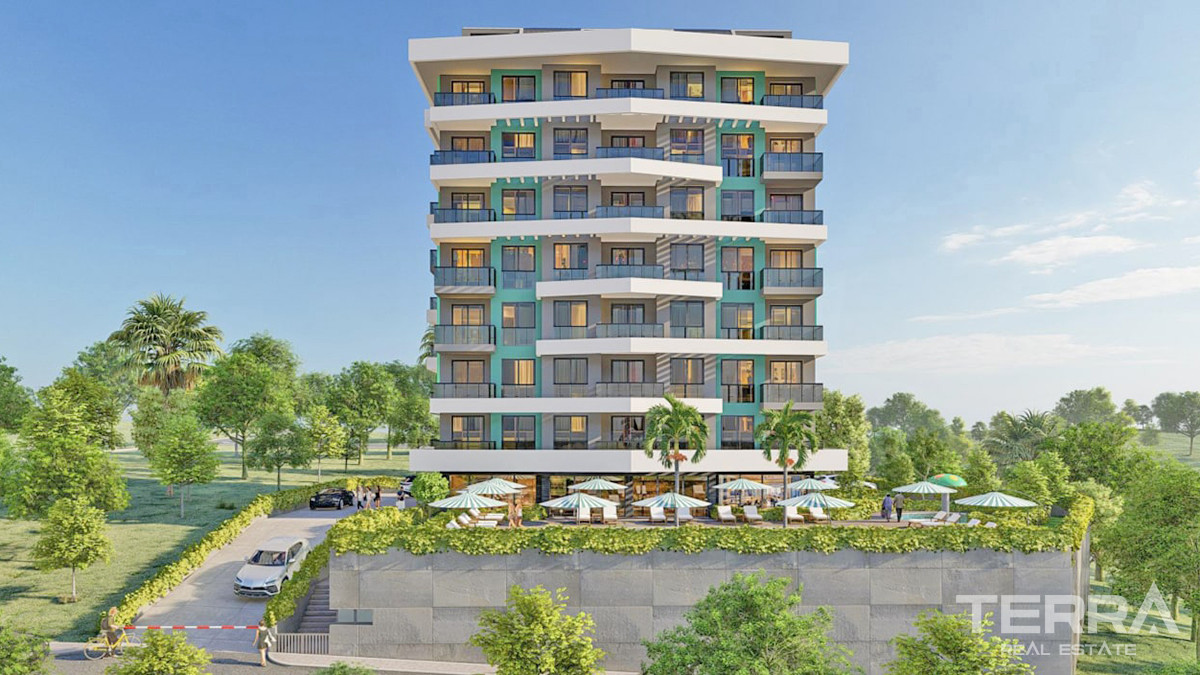 Bargain Apartments in Alanya, Avsallar with Rich Social Amenities - 56176