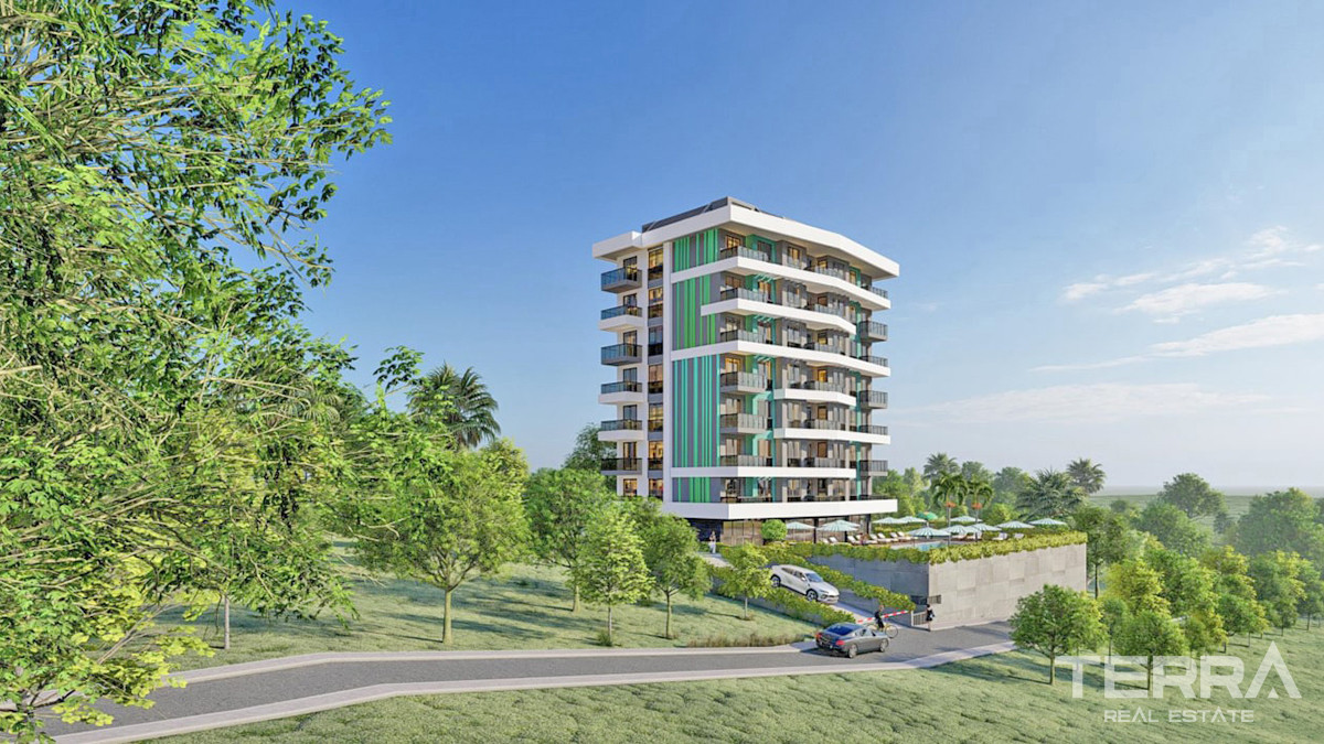 Bargain Apartments in Alanya, Avsallar with Rich Social Amenities - 56177