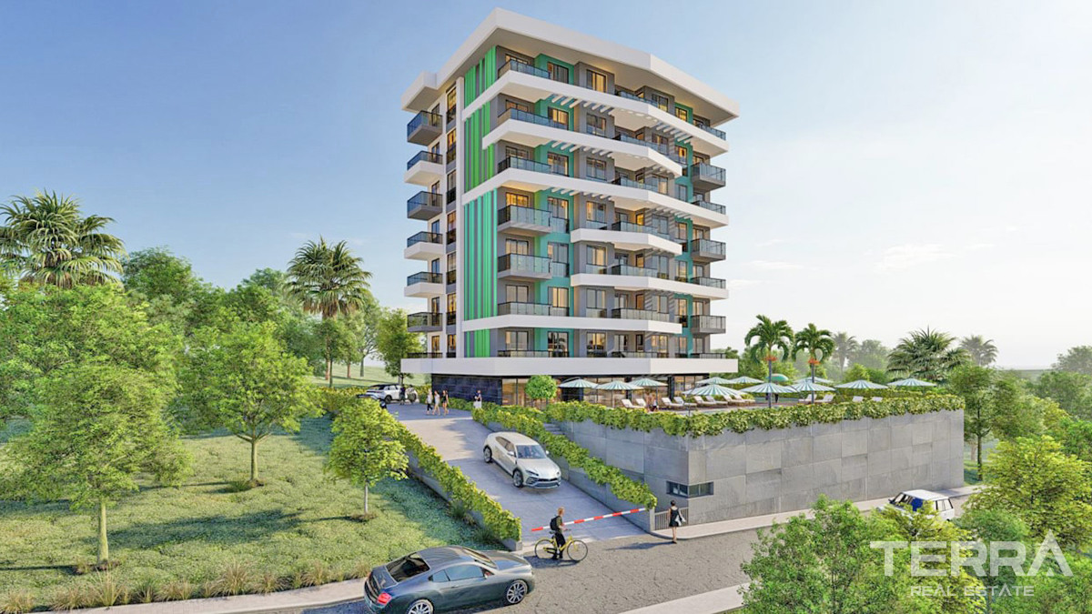 Bargain Apartments in Alanya, Avsallar with Rich Social Amenities - 56181