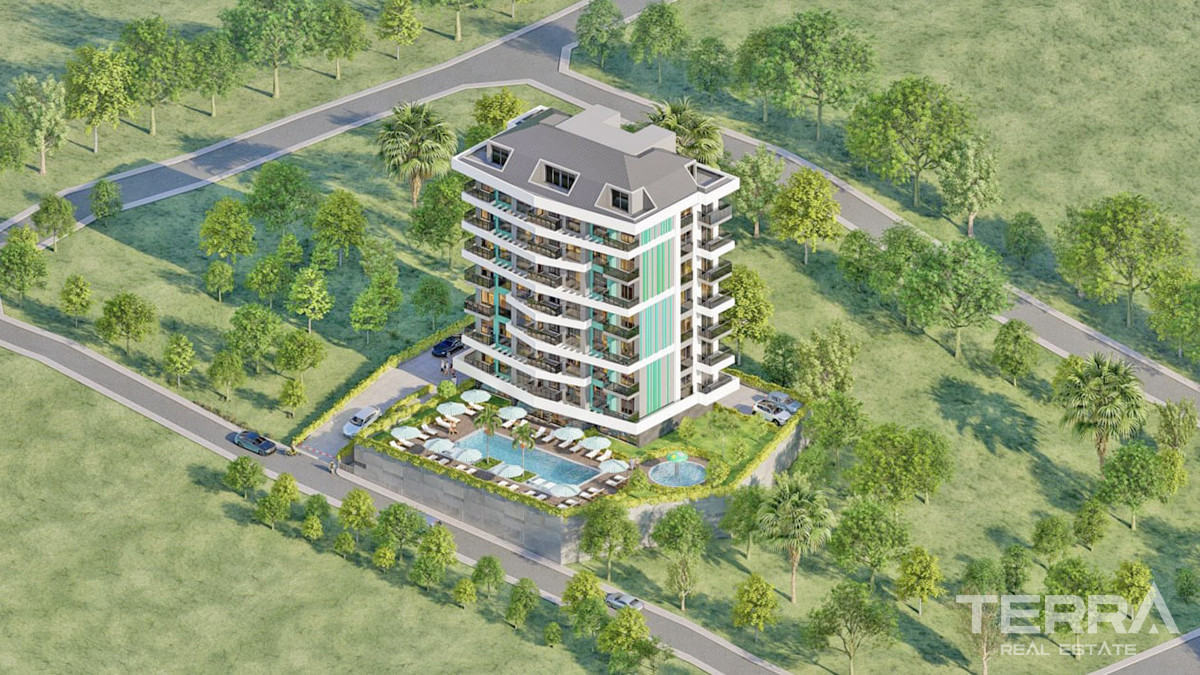 Bargain Apartments in Alanya, Avsallar with Rich Social Amenities - 56182