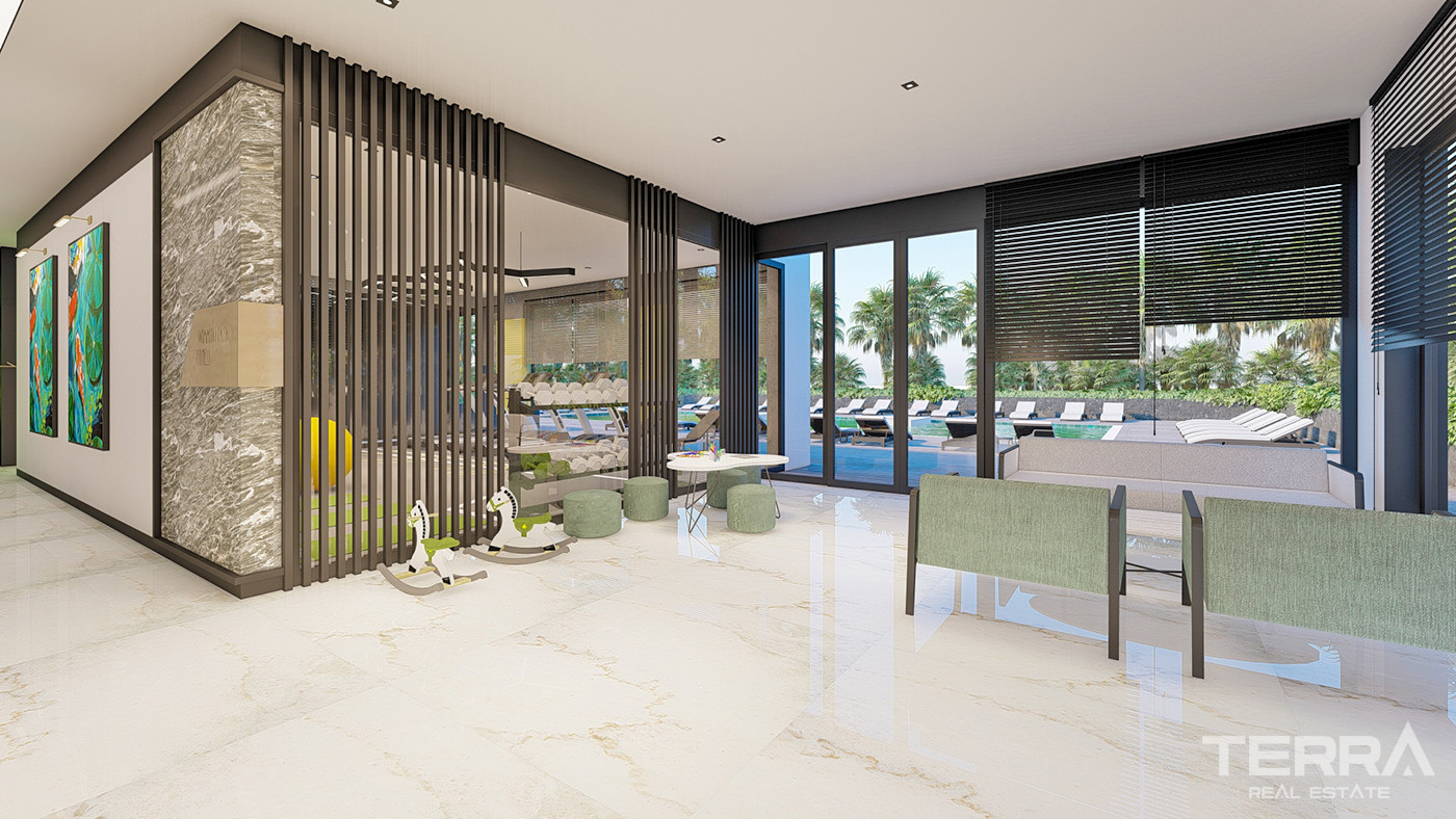 Bargain Apartments in Alanya, Avsallar with Rich Social Amenities - 61202