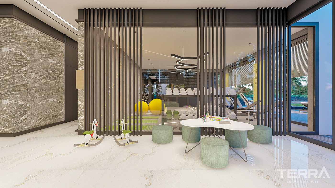 Bargain Apartments in Alanya, Avsallar with Rich Social Amenities - 61210