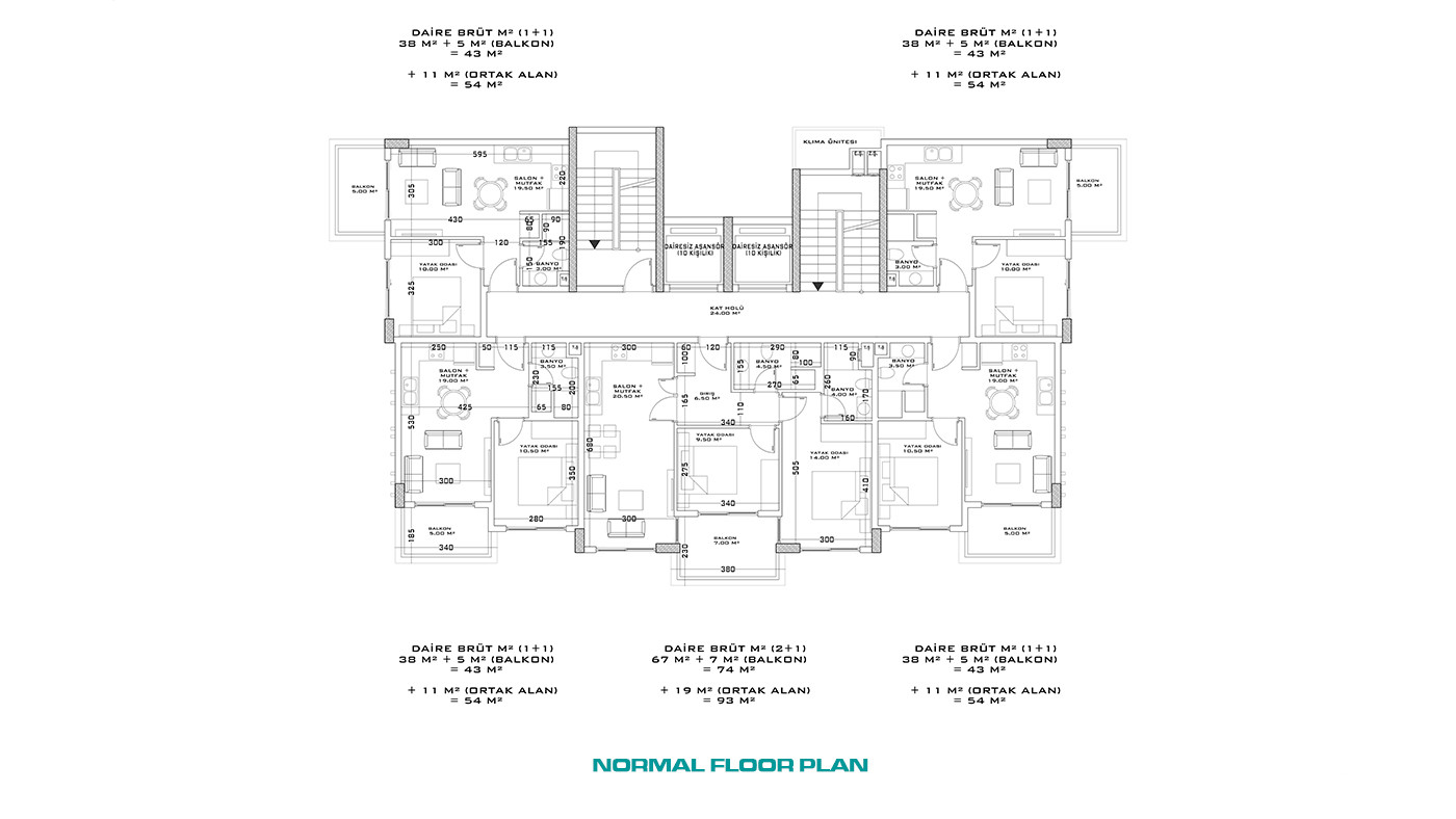 Bargain Apartments in Alanya, Avsallar with Rich Social Amenities - 61212